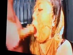 Hitomi Kasahara forced to lick shitty dick